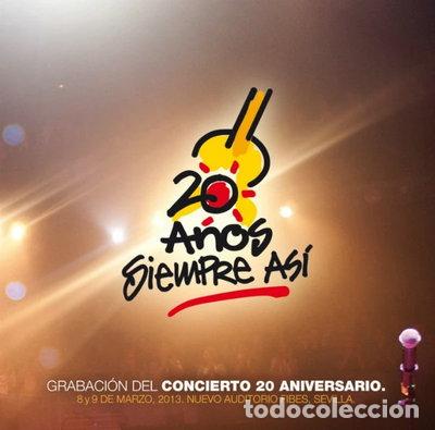 CDs de m&uacute;sica: 20 A&ntilde;os (Grabaci&oacute;n del concierto 20 aniversario)- 5053105883950