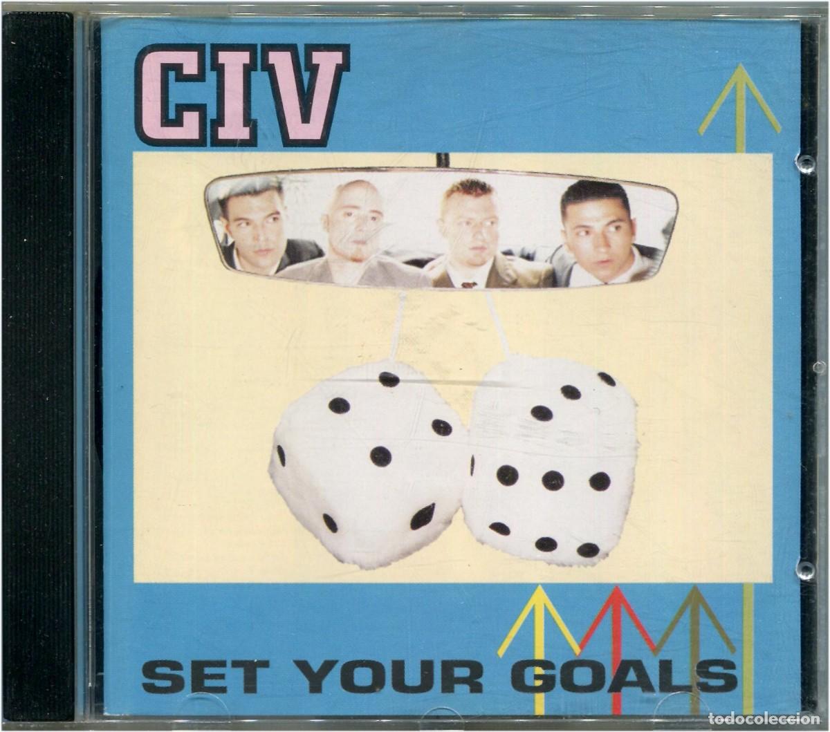 Music CDs: CIV &ndash; Set Your Goals - CD Germany 1995 - Lava / Atlantic / Revelation Rec. 7567-92603-2 - VG+/EX