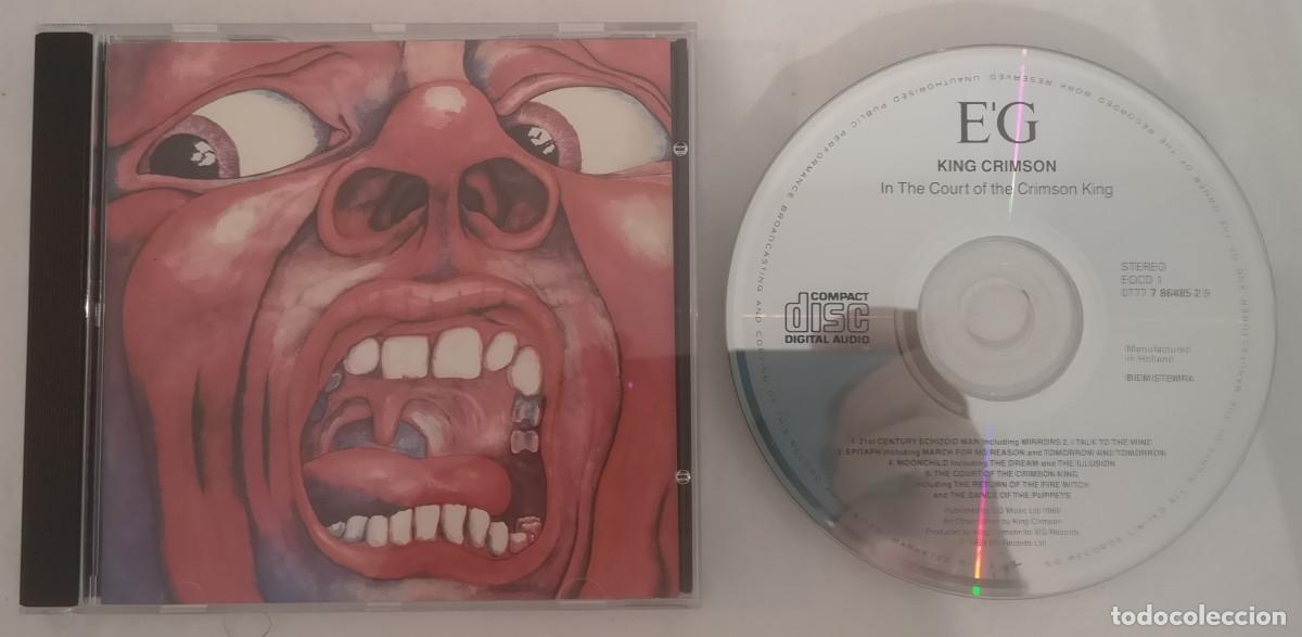 CDs de m&uacute;sica: (2) CD KING CRIMSON IN THE COURT OF THE CRIMSON KING 1989