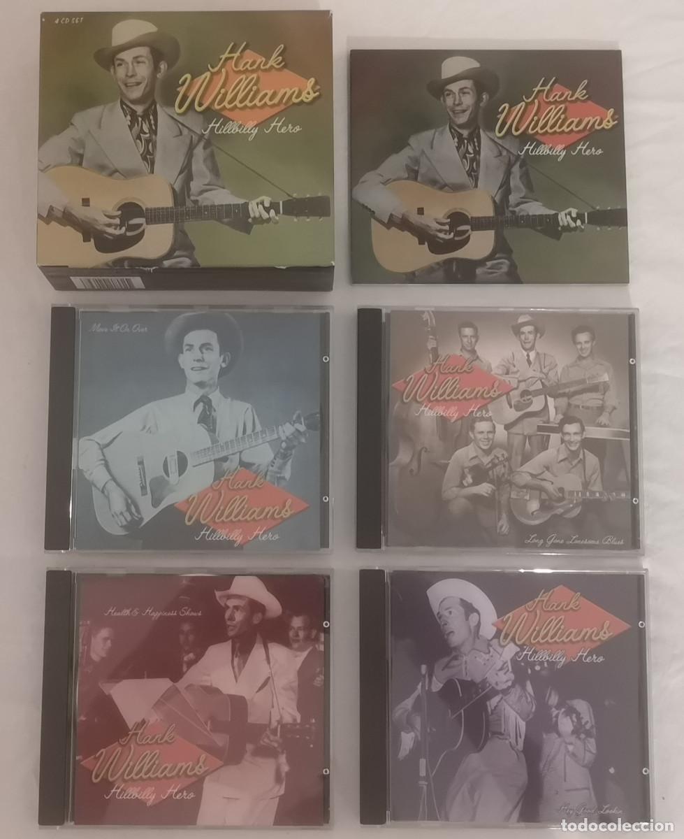 CDs de m&uacute;sica: (2) CD HANK WILLIAMS HILLBILLY HERO (BOX SET) 2002