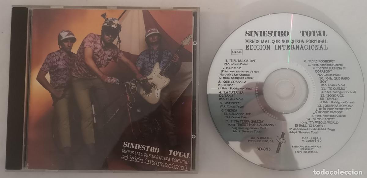 CDs de m&uacute;sica: (2) CD SINIESTRO TOTAL MENOS MAL QUE NOS QUEDA PORTUGAL 1990
