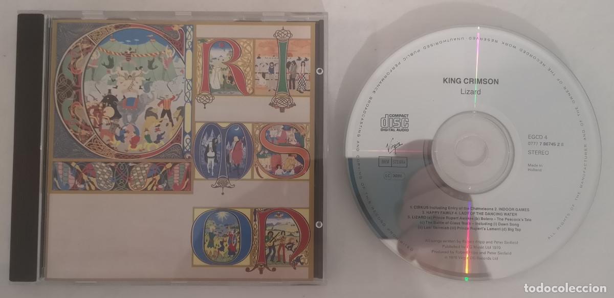 CDs de m&uacute;sica: (2) CD KING CRIMSON LIZARD