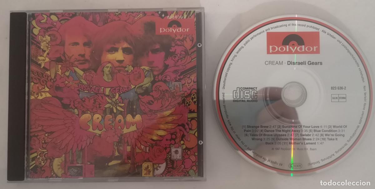 CDs de m&uacute;sica: (2) CD CREAM DISRAELI GEARS