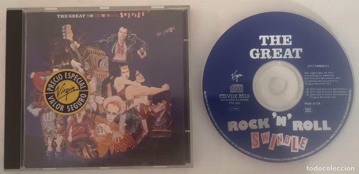 CDs de m&uacute;sica: (2) CD SEX PISTOLS THE GREAT ROCK 'N' ROLL SWINDLE 1993