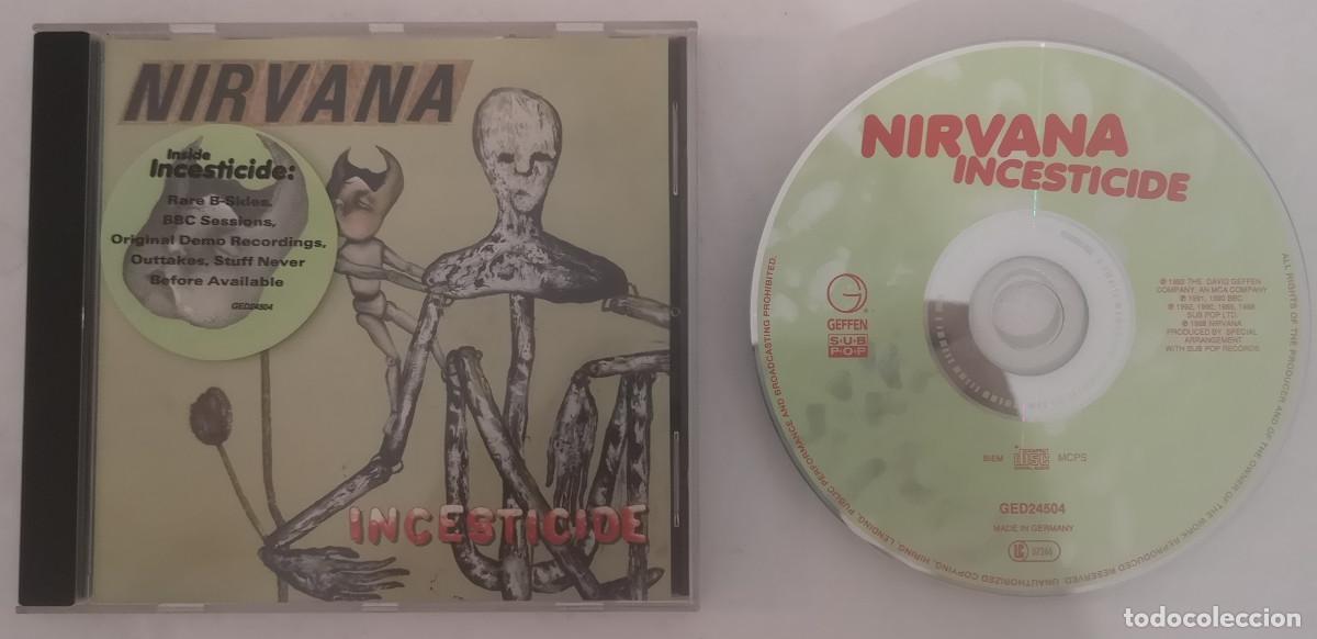 CDs de m&uacute;sica: (2) CD NIRVANA INCESTICIDE 1992