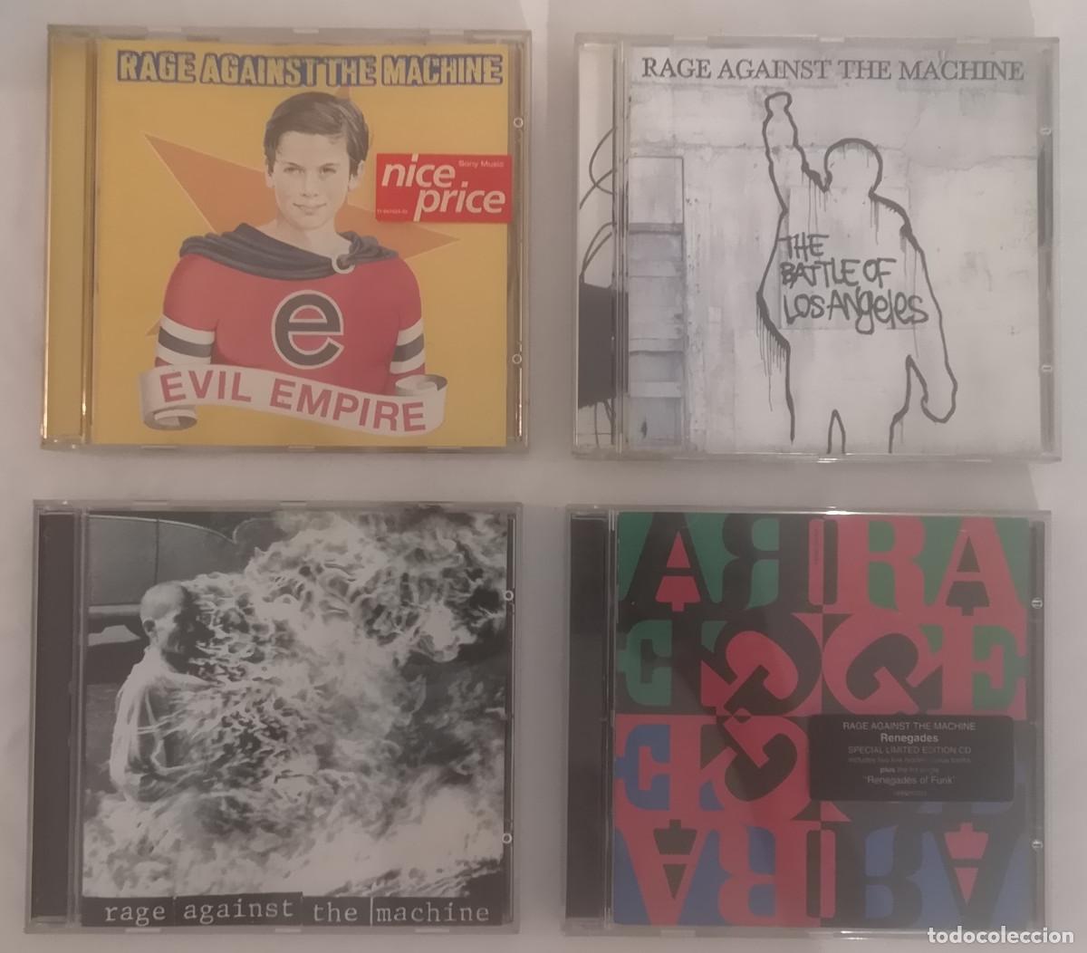 CDs de m&uacute;sica: (2) LOTE CD'S RAGE AGAINST MACHINE