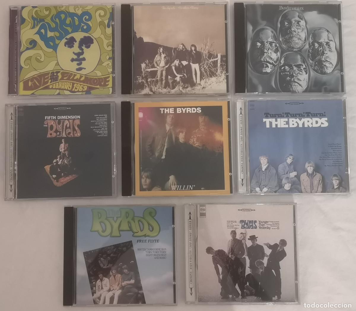 CDs de m&uacute;sica: (2) LOTE 8 CD'S BYRDS