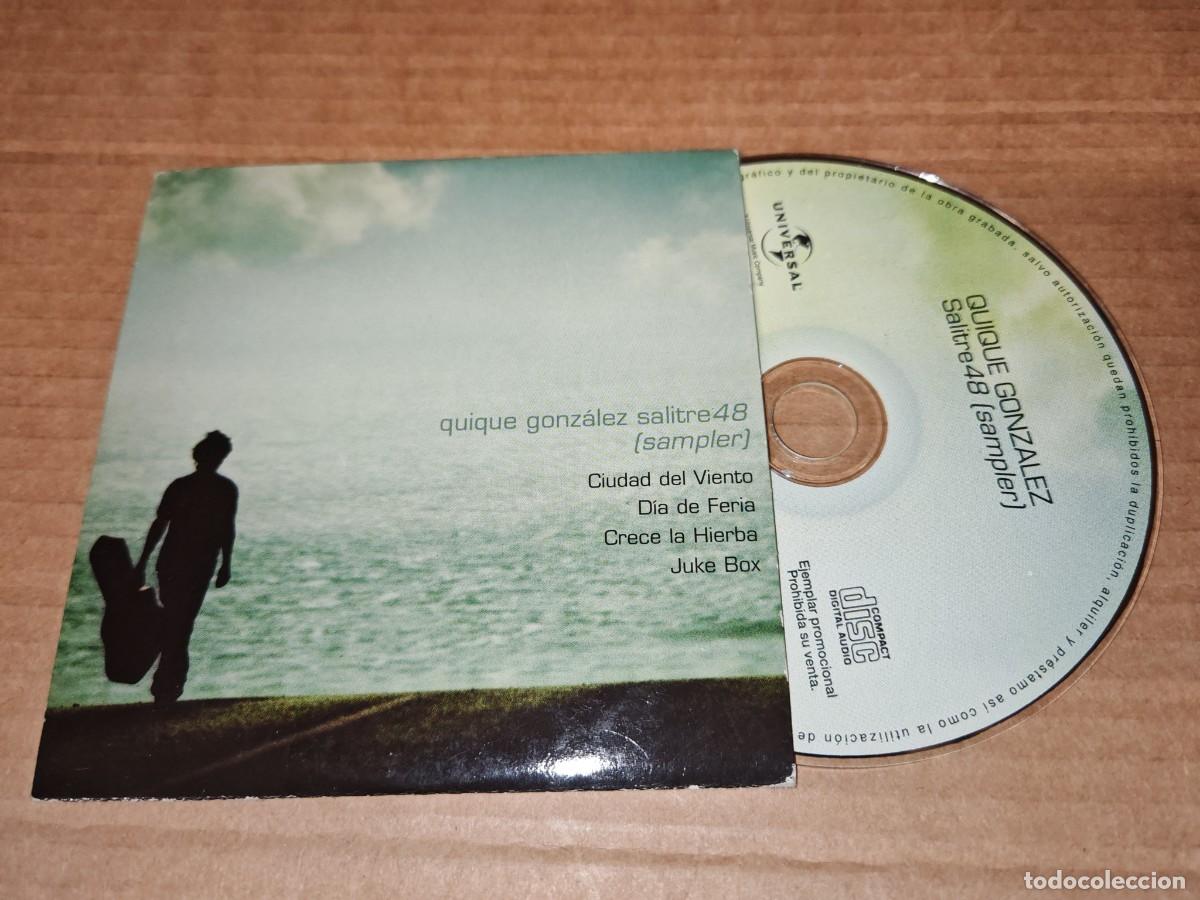 CDs de m&uacute;sica: QUIQUE GONZALEZ Salitre 48 CD SAMPLER PROMOCIONAL DE CARTON CONTIENE 4 TEMAS