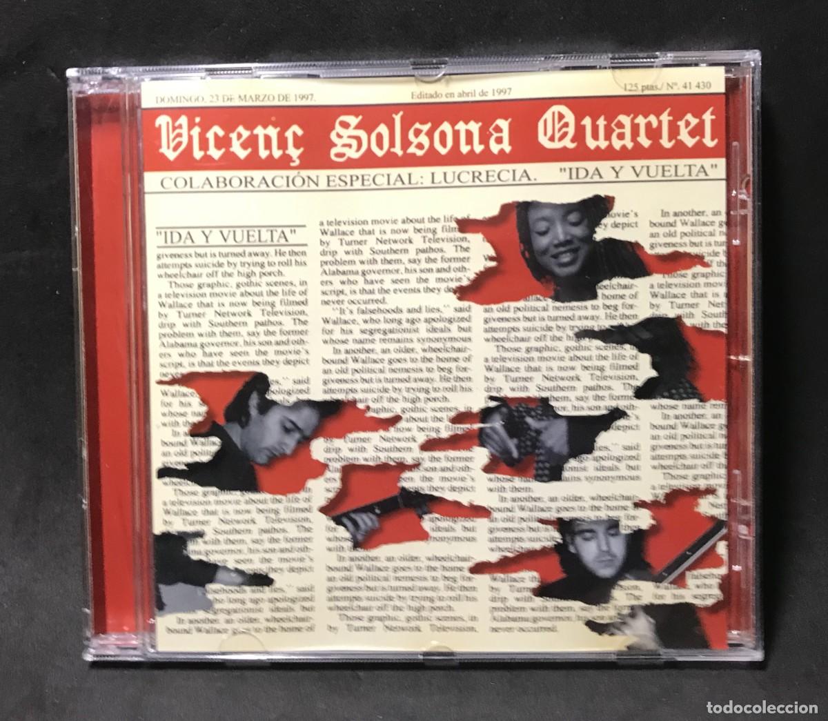 CDs de m&uacute;sica: Vicen&ccedil; Solsona Quartet - Ida y Vuelta - CD