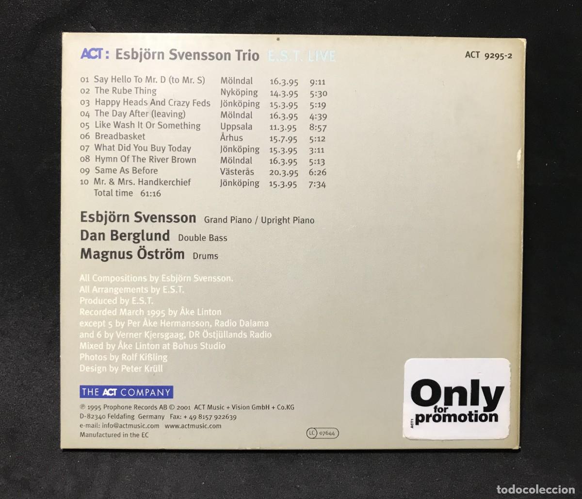 CDs de m&uacute;sica: E.S.T - Live 95 - CD Digipack - ACT - Foto 2