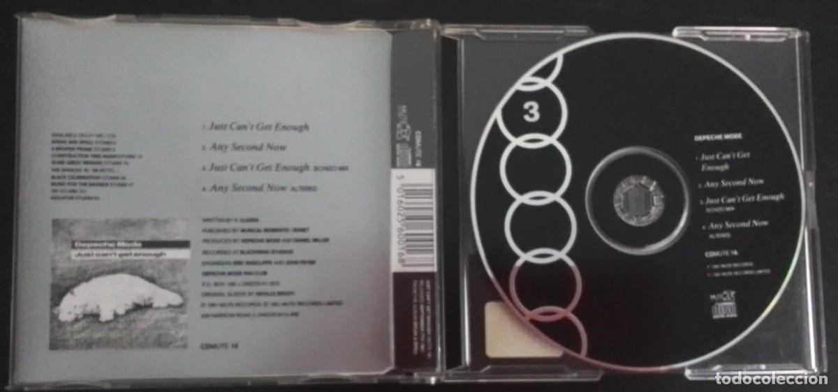 CDs de m&uacute;sica: Depeche mode - Just cant get enough - Foto 2