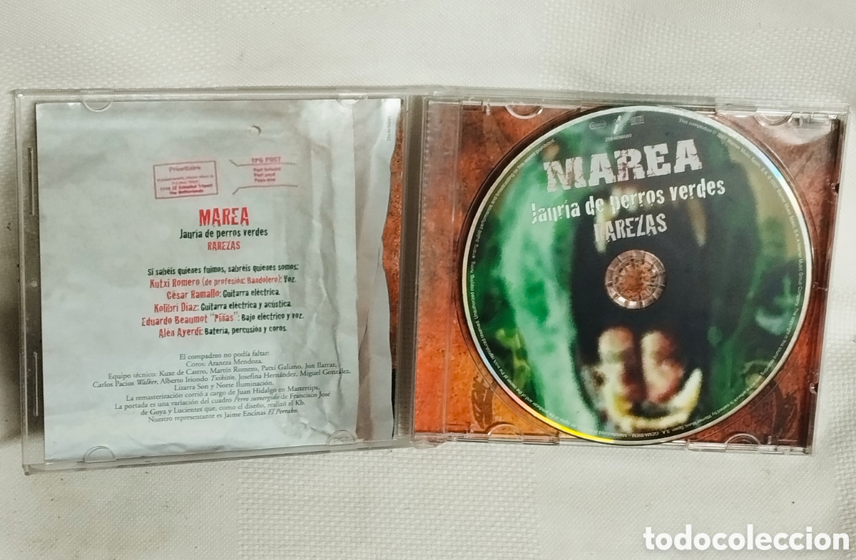 CDs de m&uacute;sica: MAREA, JAURIA DE PERROS VERDES RAREZAS - Foto 2