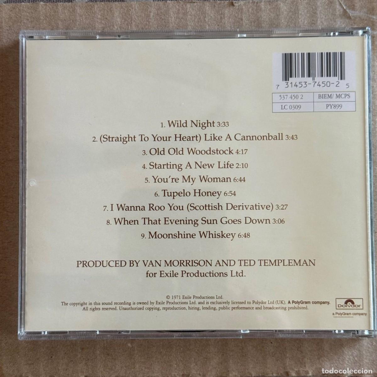 CDs de m&uacute;sica: Van Morrison &rdquo;Tupelo Honey&rdquo; CD - Foto 2