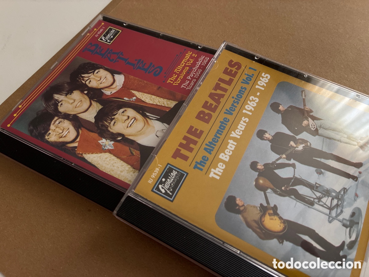 CDs de m&uacute;sica: The Beatles The Alternate versions Vol. 1 2 The Beat years 1963-65 Psychedelic 1966-68