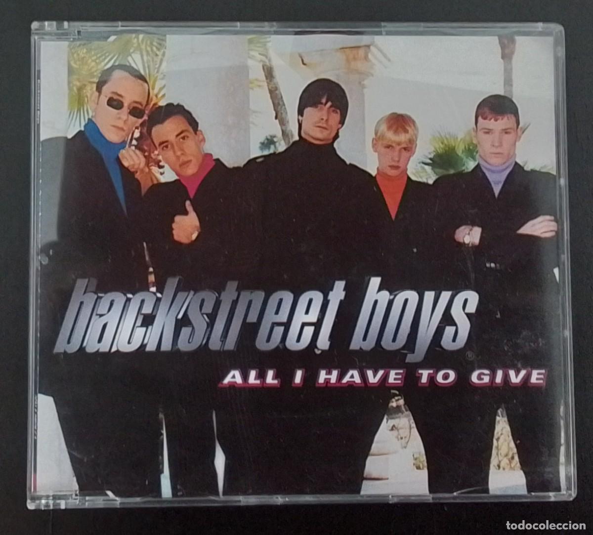 CDs de m&uacute;sica: Backstreet Boys &ndash; All I Have To Give
