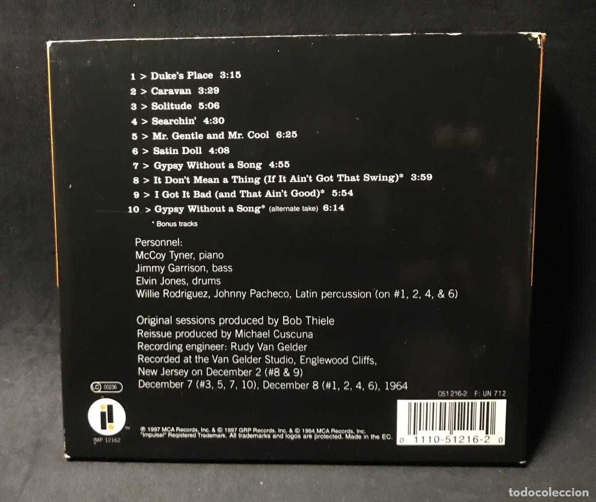 CDs de m&uacute;sica: McCoy Tyner &ndash; Plays Ellington - CD - Impulse - Foto 2