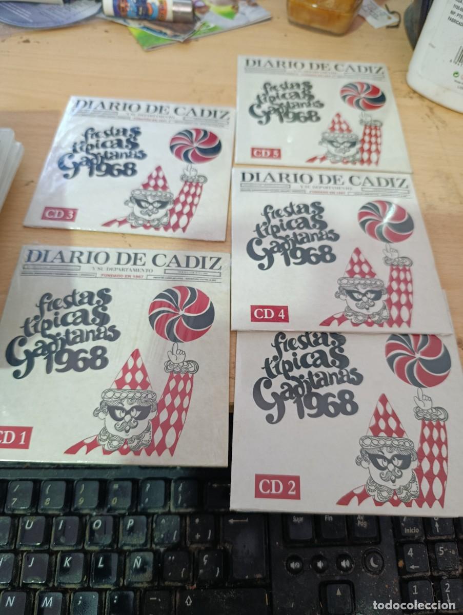 CDs de m&uacute;sica: FIESTAS TIPICAS GADITANAS 1968. 5 CD. DIARIO DE CADIZ. NUEVO PRECINTADO. C7CD