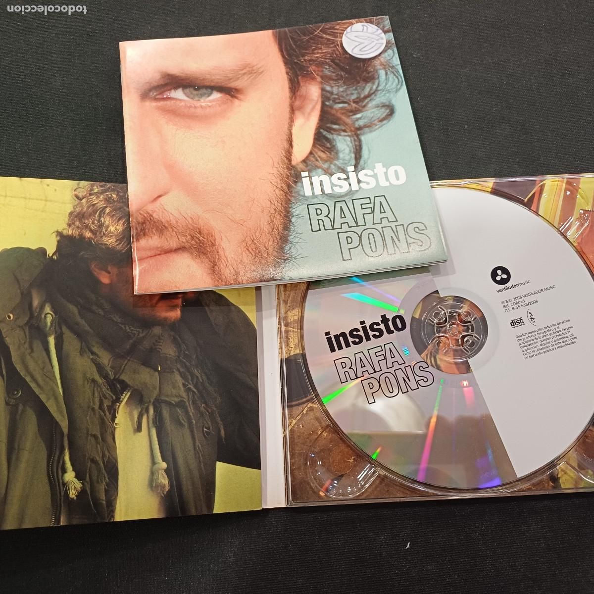 CDs de m&uacute;sica: RAFA PONS/INSISTO/CD DIGIPACK. - Foto 2