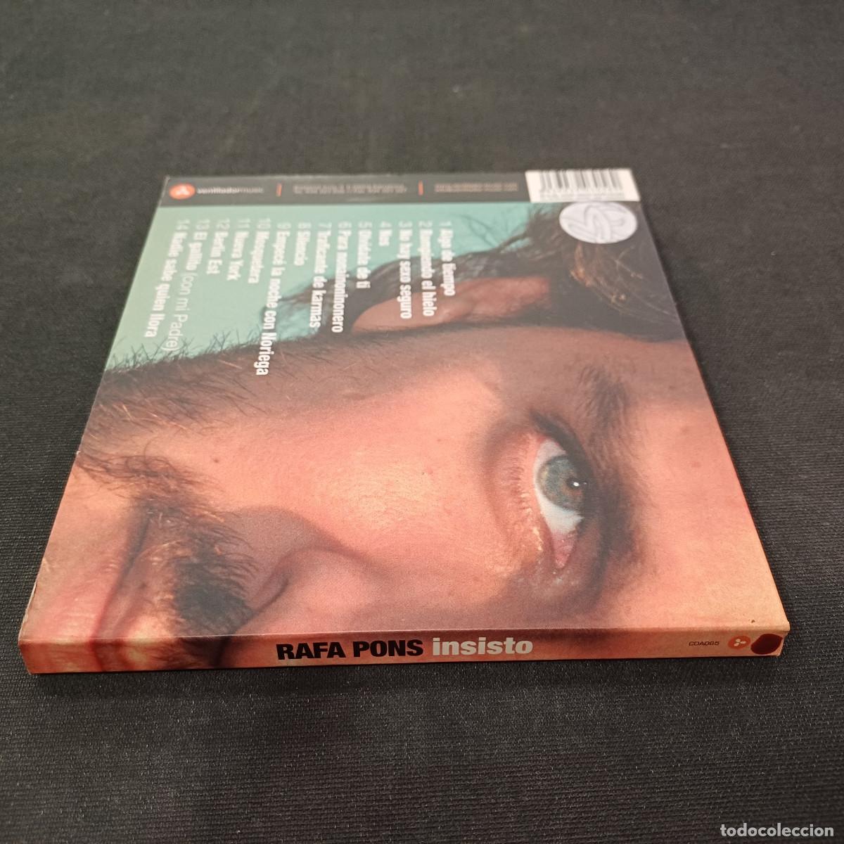 CDs de m&uacute;sica: RAFA PONS/INSISTO/CD DIGIPACK. - Foto 3