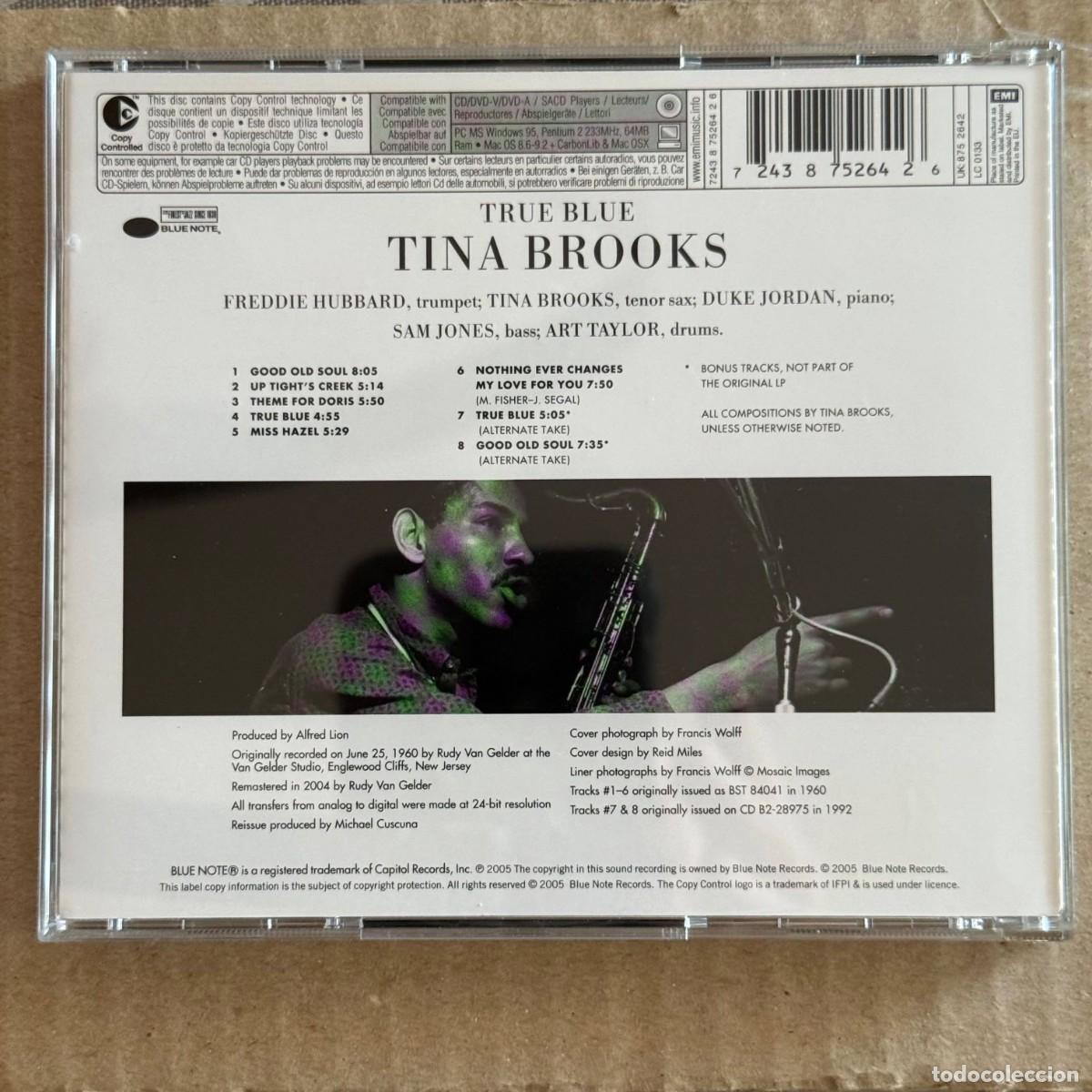 CDs de m&uacute;sica: Tina Brooks &rdquo;True Blue&rdquo; CD Blue Note Jazz - Foto 2