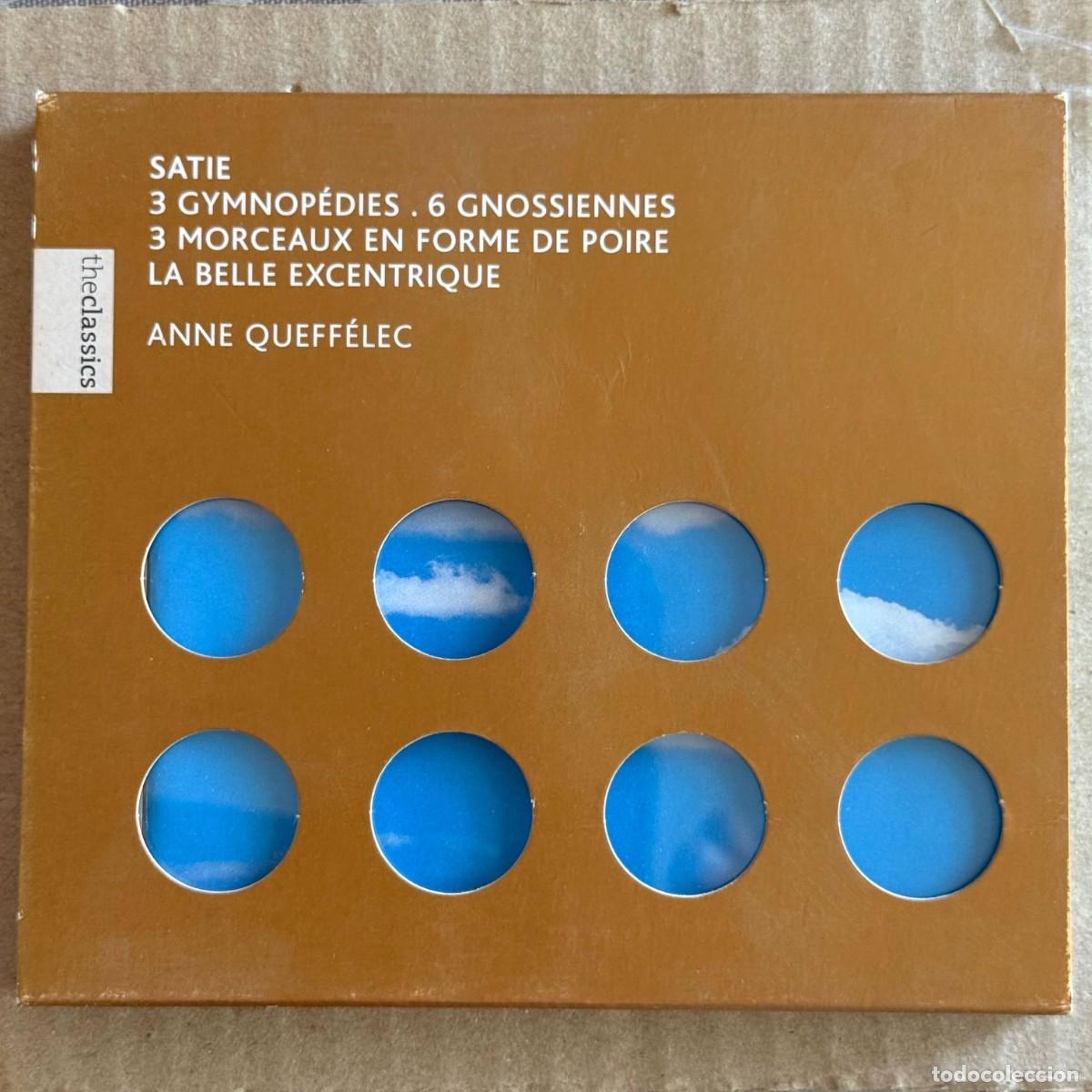 CDs de m&uacute;sica: Anne Queffelec &rdquo;SATIE, Gymnopedies, Gnossienes,....&rdquo; CD