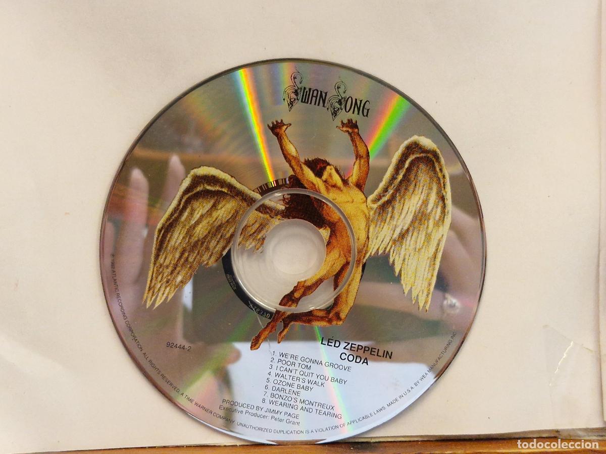 CDs de m&uacute;sica: CD. WANHONG. LED ZEPPELIN CODA. WERW GONNA GROOVE. POOR TOM.