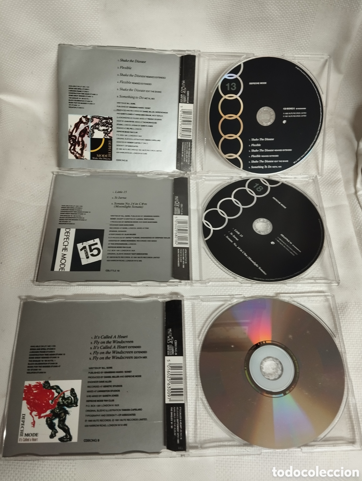 CDs de m&uacute;sica: LOTE 3 CDs DE DEPECHE MODE - Foto 2