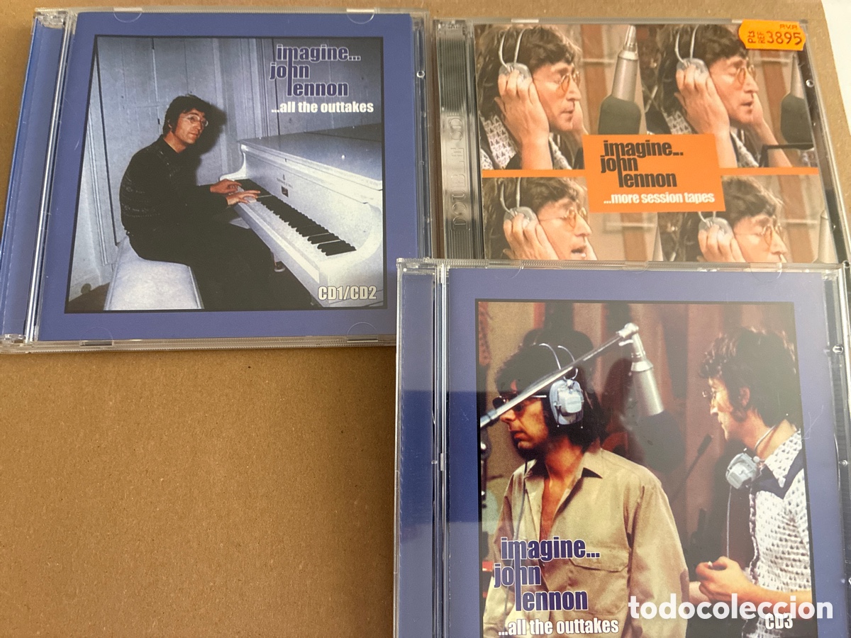 CDs de m&uacute;sica: John Lennon Imagine All The Outtakes 1 2 3 + More Session Tapes 4 CD