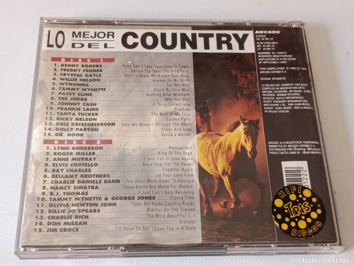 CDs de m&uacute;sica: 2 CD LO MEJOR DEL COUNTRY - Foto 2