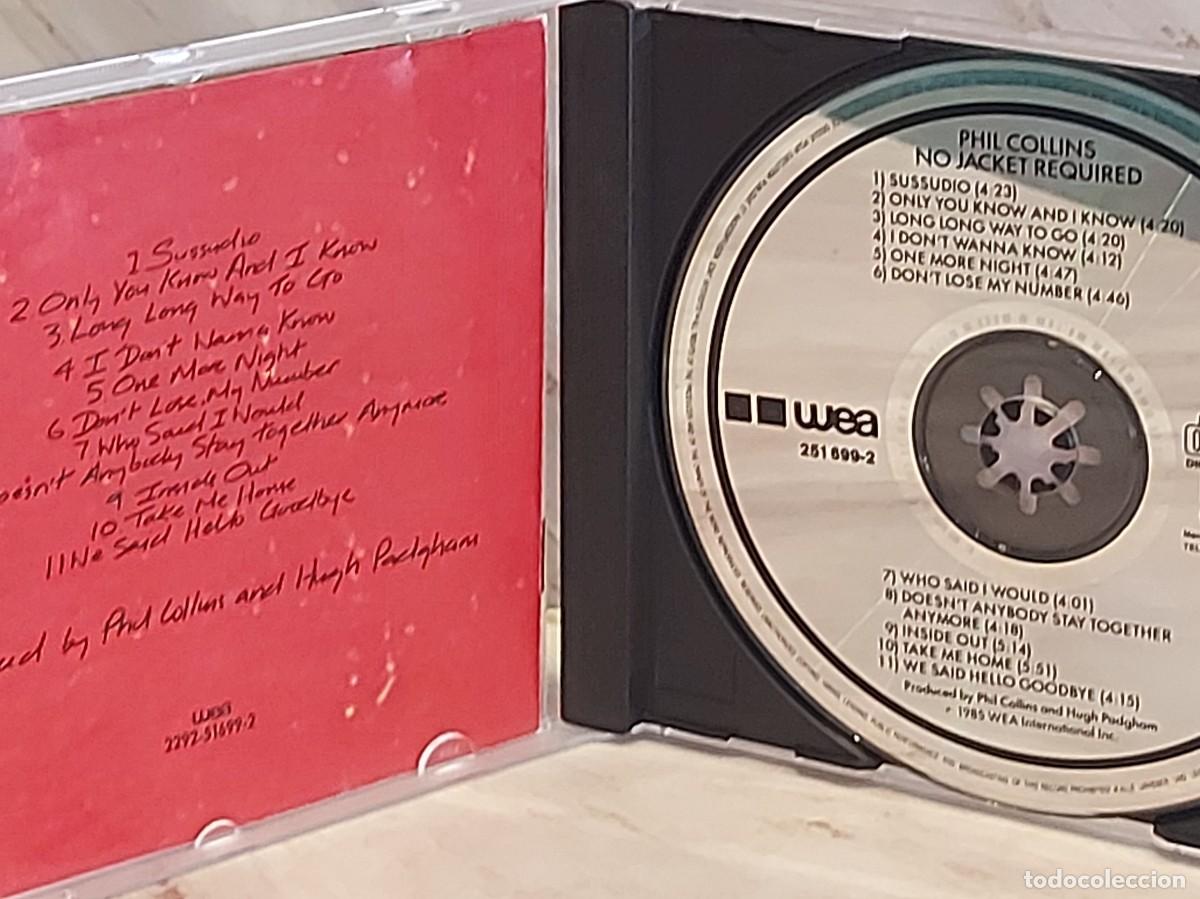 CDs de m&uacute;sica: PHIL COLLINS &ndash; NO JACKET REQUIRED | CD 1985 | WEA | LUJO - Foto 2