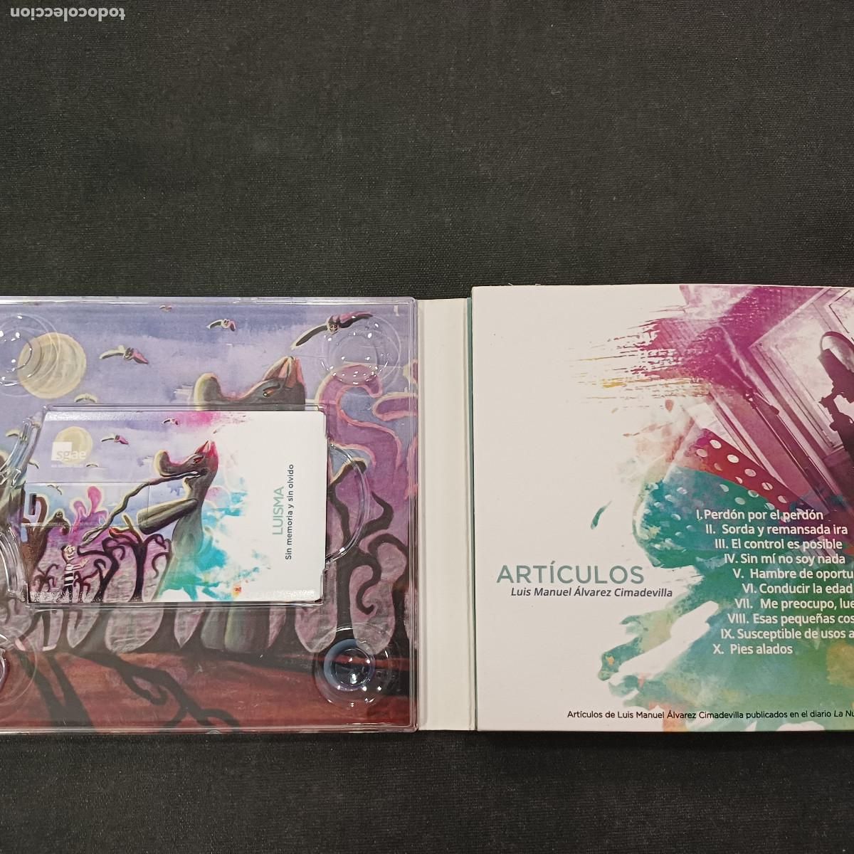 CDs de m&uacute;sica: LUISMA/SIN MEMORIA Y SIN OLVIDO/CD DIGIPACK. - Foto 2