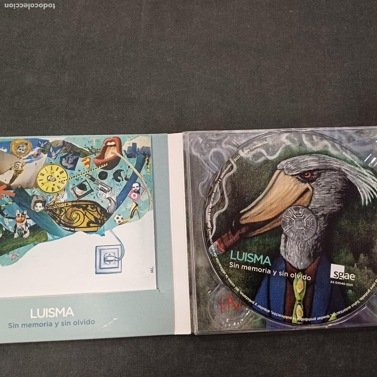 CDs de m&uacute;sica: LUISMA/SIN MEMORIA Y SIN OLVIDO/CD DIGIPACK. - Foto 3