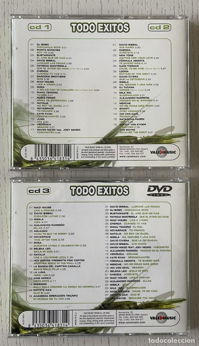 CDs de m&uacute;sica: TODO EXITOS LOS 50 N&ordm; 1 DEL A&Ntilde;O &ndash; CD &ndash; 2002 - Foto 2