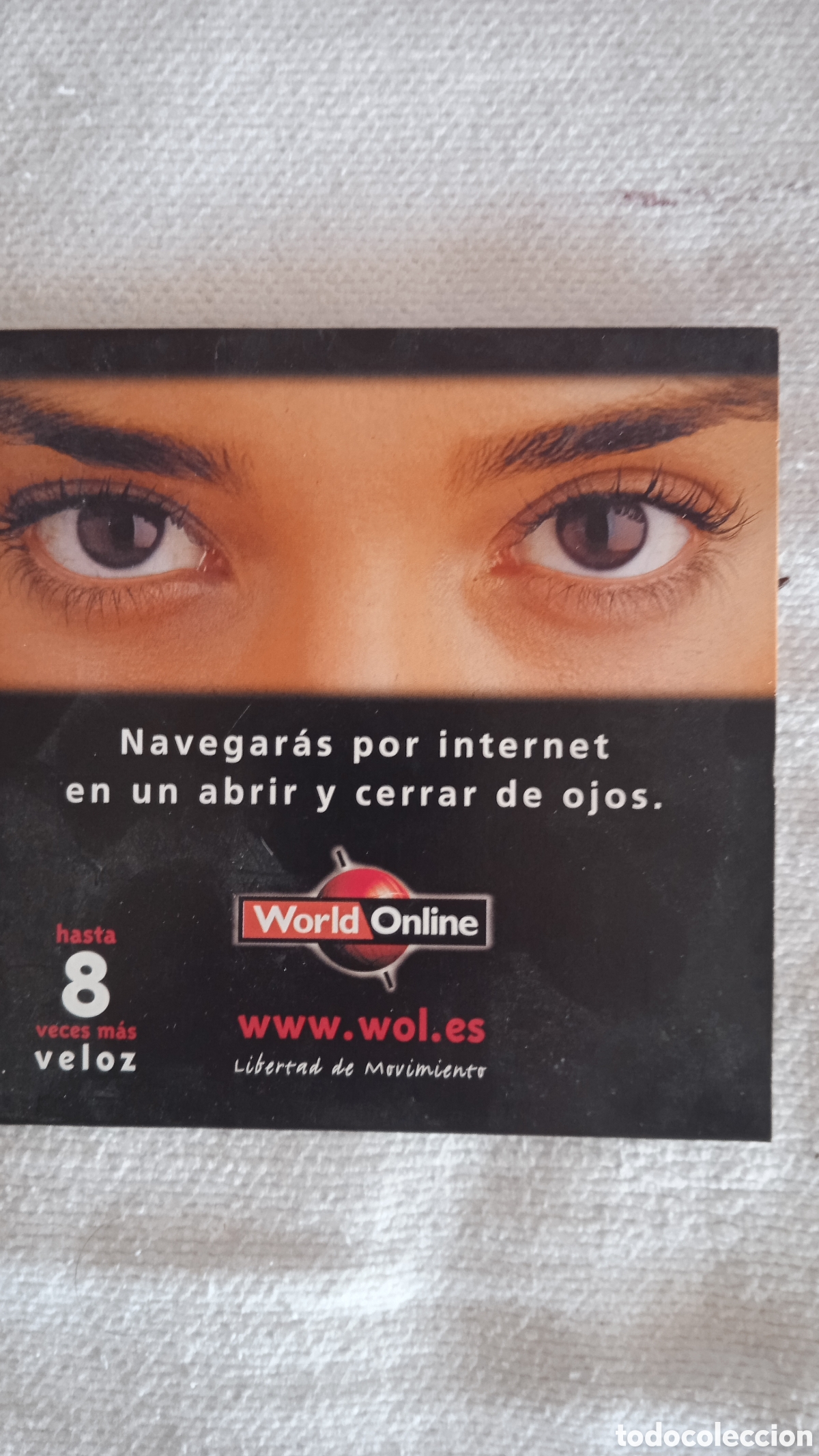 CDs de m&uacute;sica: PUBLICIDAD ORIGINAL WORLD ONLINE &ndash; WOL.ES &ndash; &ldquo;NAVEGAR&Aacute;S POR INTERNET EN UN ABRIR Y CERRAR DE OJOS&rdquo;