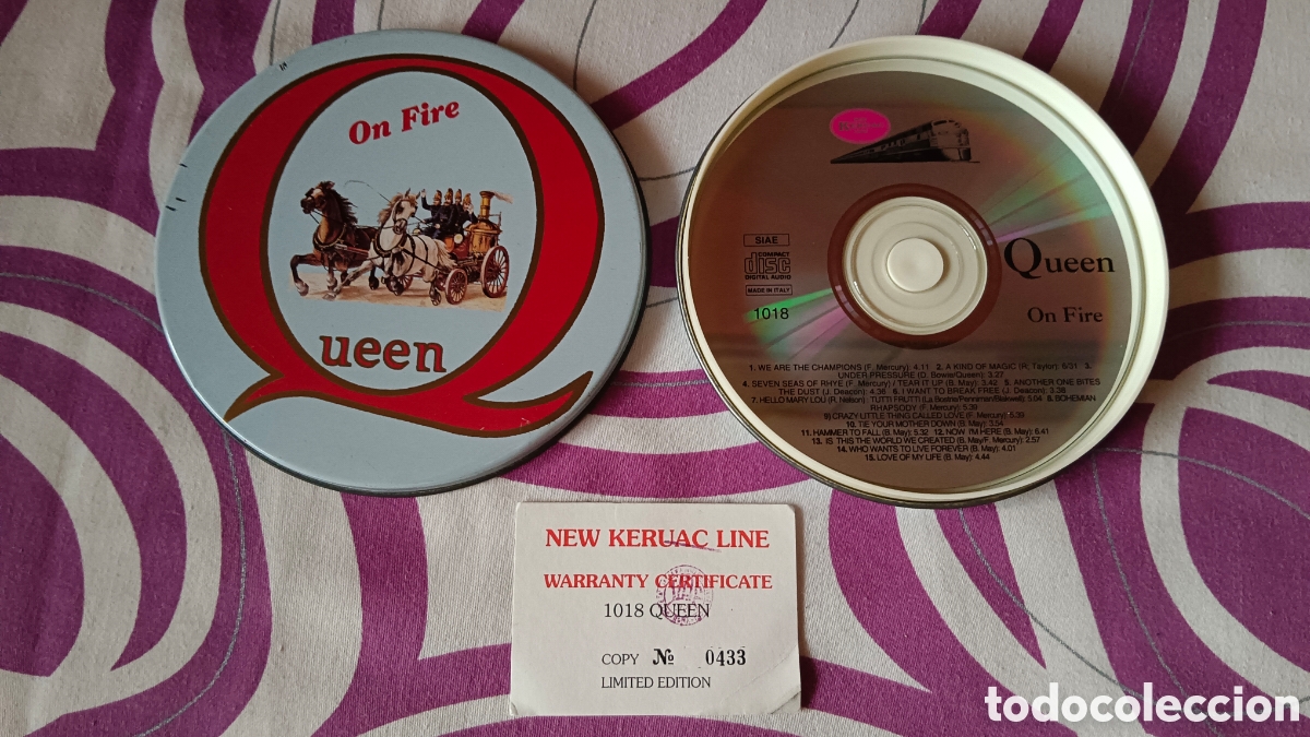 CDs de m&uacute;sica: Queen &ndash; On Fire LIMITADO Y NUMERADO - Foto 2