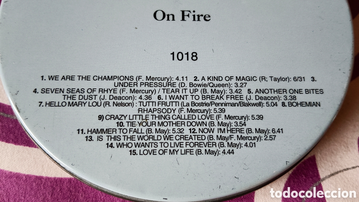 CDs de m&uacute;sica: Queen &ndash; On Fire LIMITADO Y NUMERADO - Foto 5