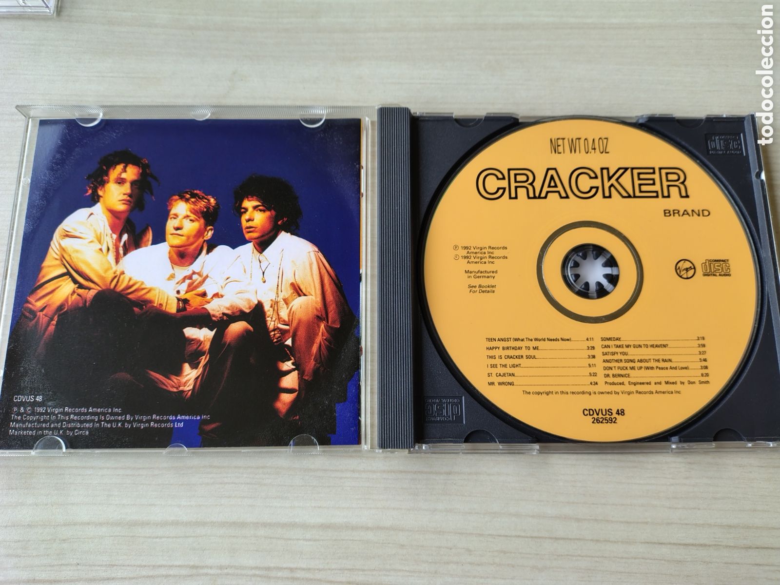 CDs de m&uacute;sica: CRACKER Cracker ( 1992 VIRGIN UK ) DAVID LOWERY CAMPER VAN BEETHOVEN - Foto 4