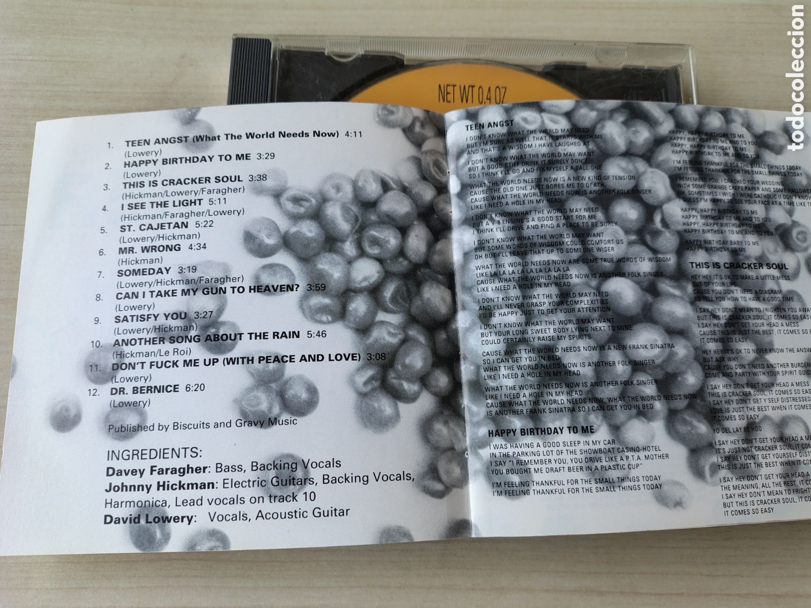 CDs de m&uacute;sica: CRACKER Cracker ( 1992 VIRGIN UK ) DAVID LOWERY CAMPER VAN BEETHOVEN - Foto 5
