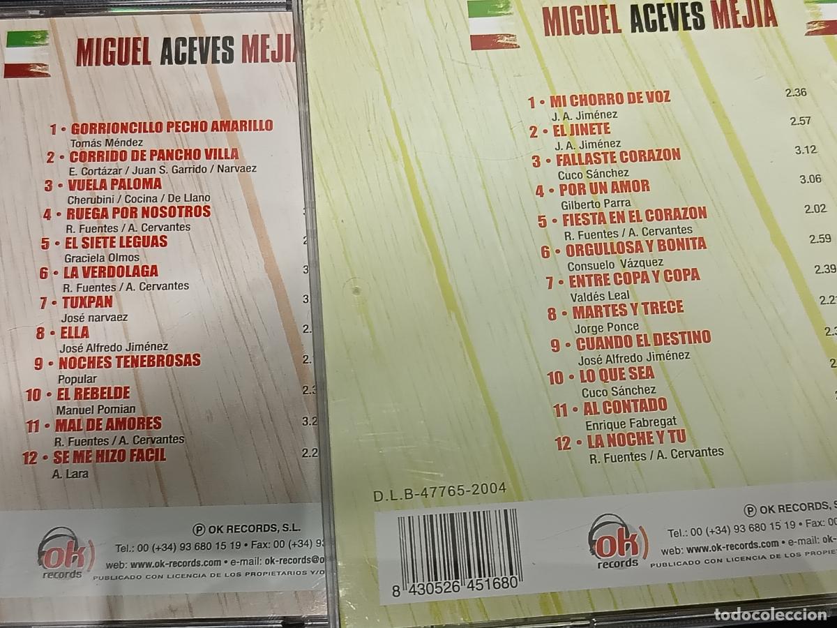 CDs de m&uacute;sica: MIGUEL ACEVES MEJIA. 2CDs - Foto 2