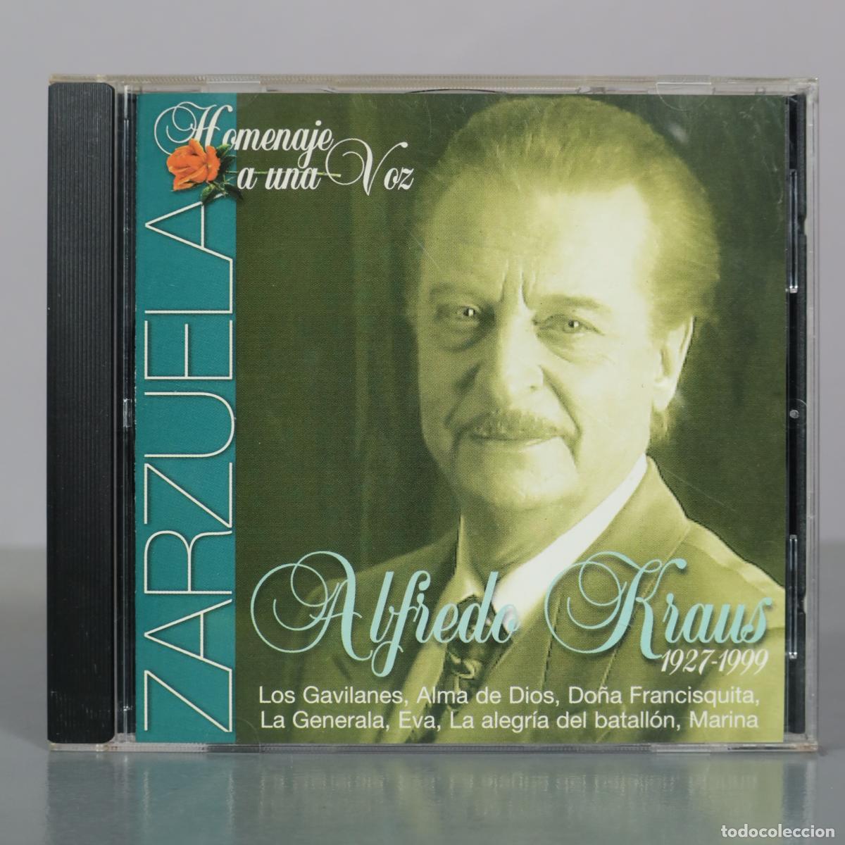 Music CDs: CD. Zarzuela - Homenaje a una Voz - Alfredo Kraus