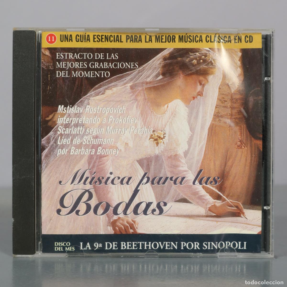 CDs de m&uacute;sica: CD. M&uacute;sica para las Bodas - Mstislav Rostropovich - Prokofiev - Scarlatti - Murray Perahia -