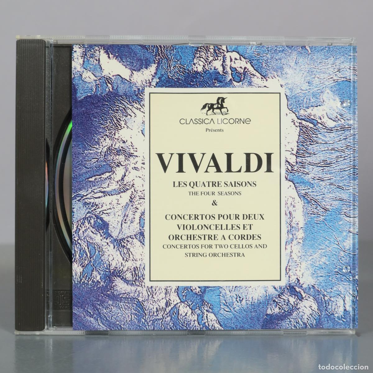 CDs de m&uacute;sica: CD. Antonio Vivaldi - Les Quatre Saisons - Concertos Pour Deux Violoncelles Et Orchestre A Cordes -