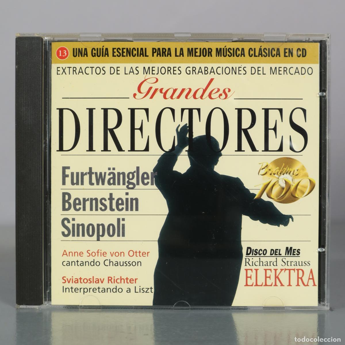 CDs de m&uacute;sica: CD. Grandes Directores - Furtwangler - Bernstein - Sinopoli