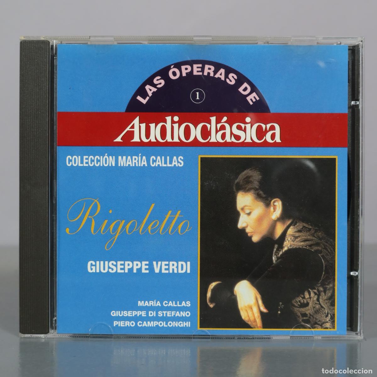 CDs de m&uacute;sica: CD. Rigoletto - Giuseppe Verdi - Mar&iacute;a Callas, Giuseppe Di Stefano, Piero Campolonghi - Audioclasica
