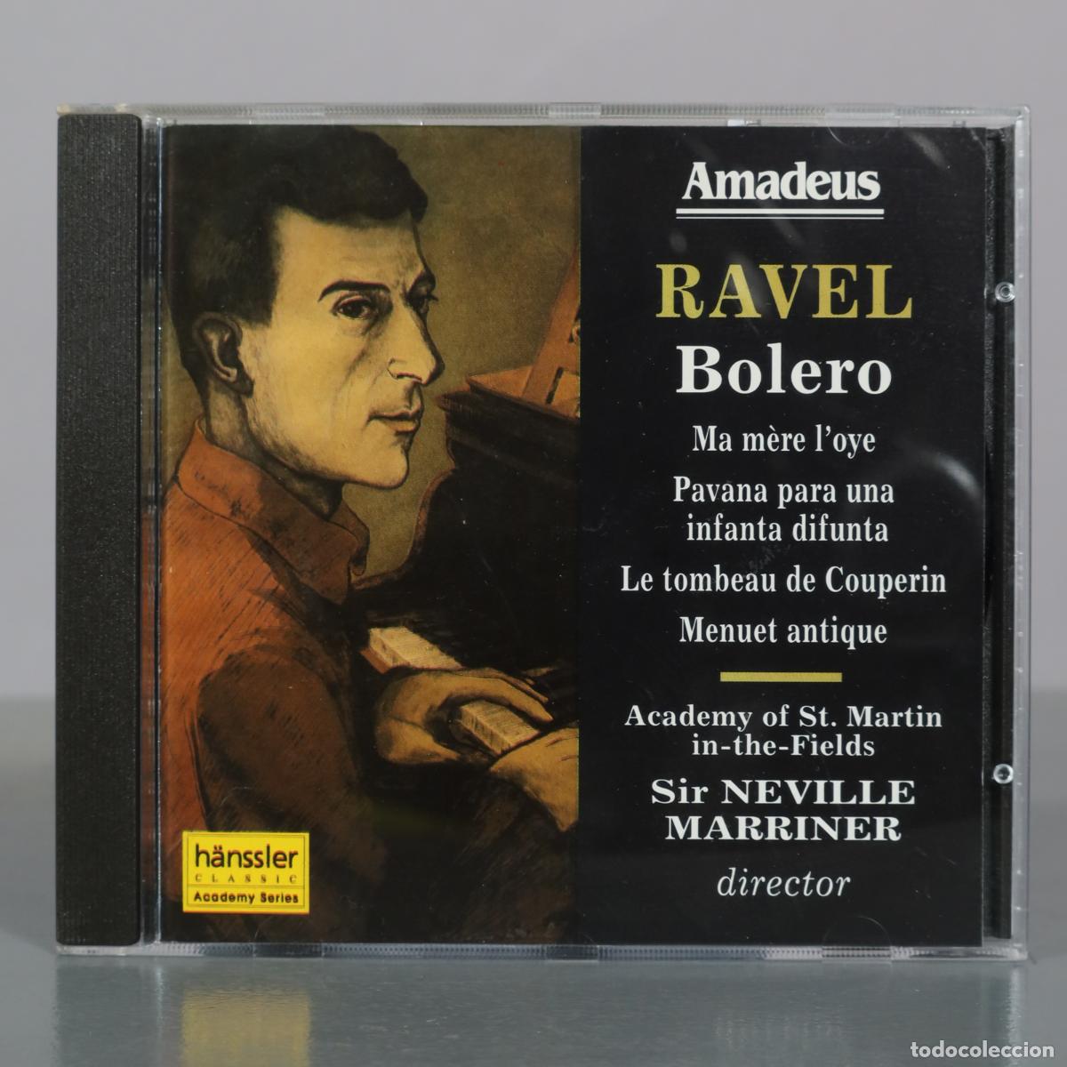 CDs de m&uacute;sica: CD. Bolero - Ma mere l'oye - Pavana para una infanta difunta - Le tombeau de Couperin - Menuet