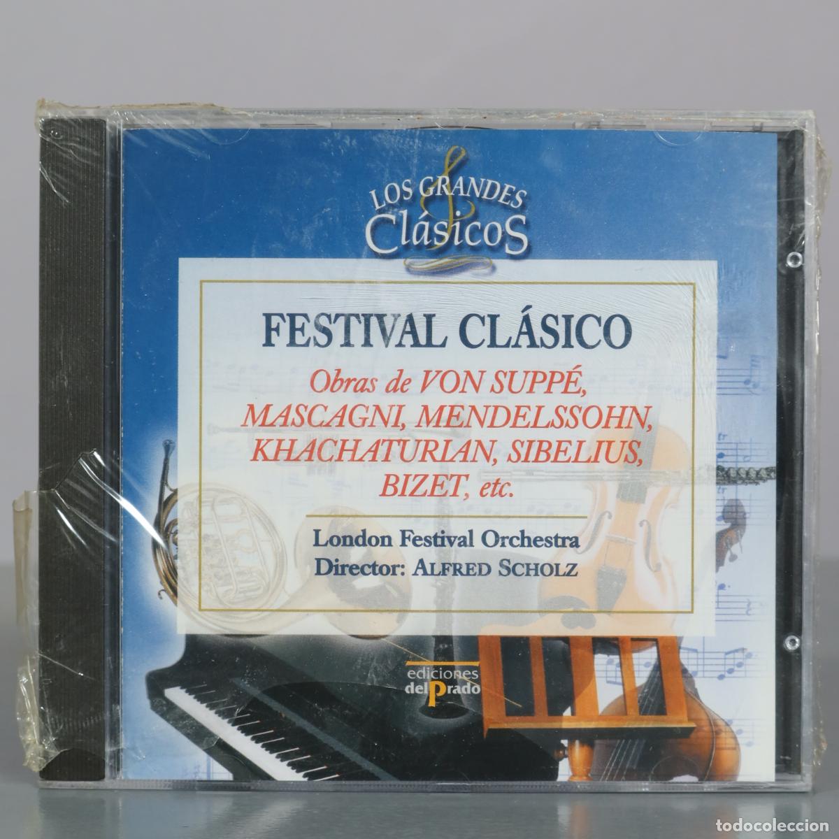 CDs de m&uacute;sica: CD. Festival Cl&aacute;sico - Von Supp&eacute;, Mascagni, Mendelssohn, Khachaturian, Sibelius, Bizet . PRECINTADO