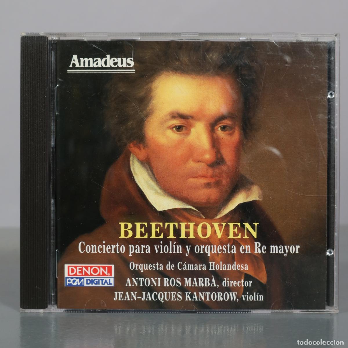 CDs de m&uacute;sica: CD. Concierto para viol&iacute;n y orquesta en Re mayor - Ludwig van Beethoven - Jean-Jacques Kantorow -