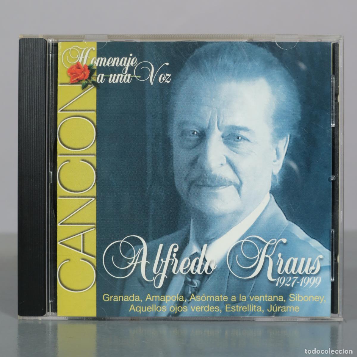 CDs de m&uacute;sica: CD. Homenaje a una Voz - Alfredo Kraus - Alfadelta