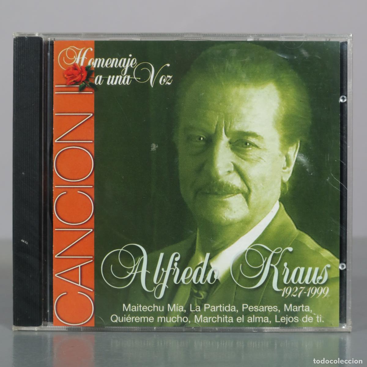 CDs de m&uacute;sica: CD. Homenaje a una Voz - Alfredo Kraus . PRECINTADO
