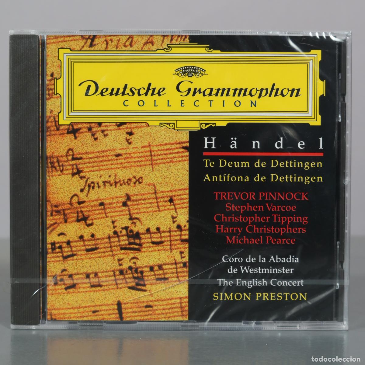 CDs de m&uacute;sica: CD. Te Deum de Dettingen - Ant&iacute;fona de Dettingen - H&auml;ndel - Trevor Pinnock, Stephen . PRECINTADO